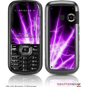  LG Rumor 2 Skin   Lightning Purple by WraptorSkinz 