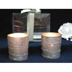  6612 Silver Swirl Candles