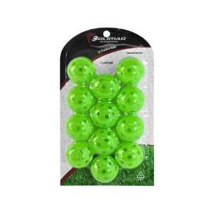 Orlimar Limited Flight Whiffle 12 Pack Practice Ball with Holes (Neon 
