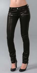 Golden Goose Skinny Leather Pants with Zippers  