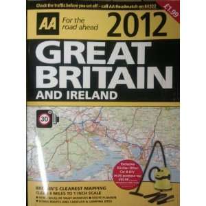  AA  2012 Road Atlas Great Britain & Ireland Lastest Map 