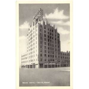   1940s Vintage Postcard The Boise Hotel   Boise Idaho 