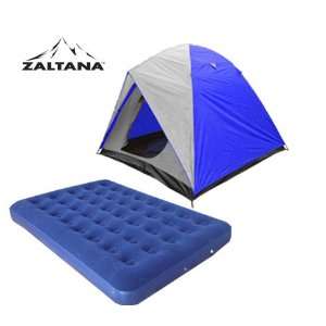 PERSON DOME TENT WITH AIR MATTRESS(DOUBLE) SET  Sports 