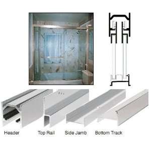   Shower Door Kit with Towel Bar and Knob for 60 High Installation by