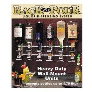  6 Bottle Rotary Liquor Dispenser   Gold Shot Measurer  Liquor 