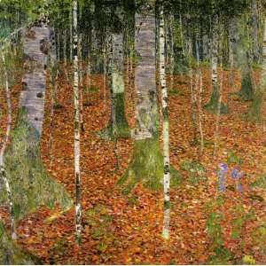   Reproductions and Oil Paintings Birch Forest Oil Painting Canvas Art
