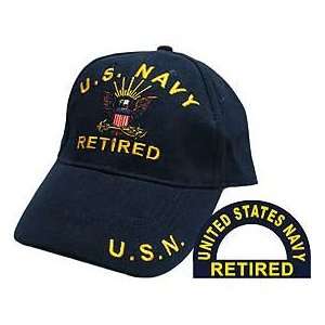 United States Navy Retired Blue Hat Cap USN Everything 