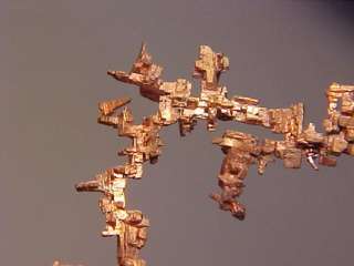 SUPERB Cubic Native Copper Crystal Cluster WHITE PINE MINE, MICHIGAN 