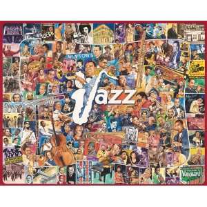   Mountain Jazz   Collage of Famous Musicians (1000pc) Toys & Games