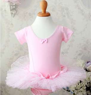 Pink Fairy Ballet Dance Party Costume Tutu Dress 3 8Y  