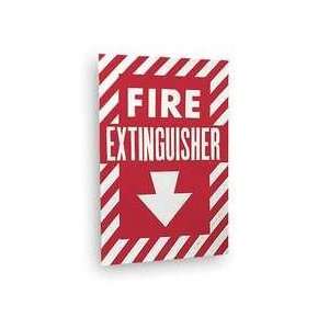 Sign,12x9,fire Extinguisher   BRADY  Industrial 