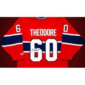  Jose Theodore Autographed Jersey