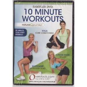  Natural  Sampler DVD 10 Minute Workouts   Yoga, Lower Body 