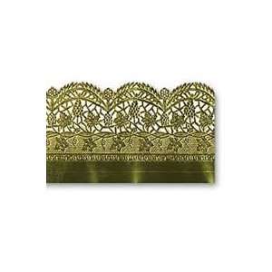  Metallic Gold Embossed Paper Lace Border