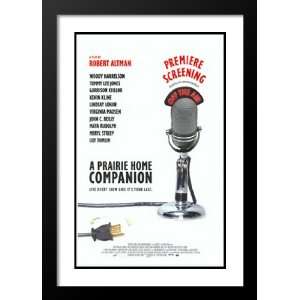  A Prairie Home Companion 20x26 Framed and Double Matted 