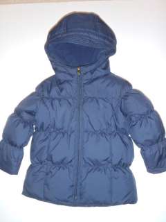 NWT Ralph Lauren Polo Girl Blue Down Coat Jacket 2 2T  