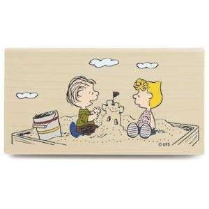  The Sandbox (Peanuts)   Rubber Stamps Arts, Crafts 
