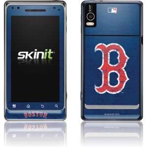  Boston Red Sox   Solid Distressed skin for Motorola Droid 