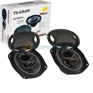   x9 inch Pincer TS 6941R 2000W 3 way Coaxial Car Audio Speakers Black