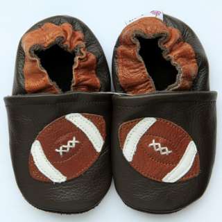 Kidzuu Soft Baby Leather Shoes BOY Football 12 18m 3  