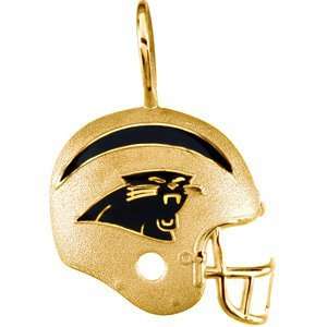 Elegant and Stylish 21.25 X 21.00 MM Carolina Panthers Helmet Pendant 