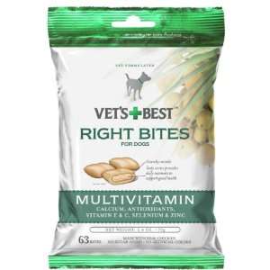  Vets Best 10352VB Right Bites Multivitamin Dog Treats Pet 