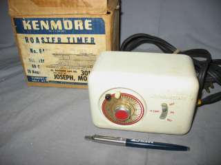 Vintage 1940s 50s KENMORE TURKEY ROASTER ELECTRIC TIMER In Box  