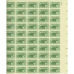 Sea Coast Gun of 1861 Full Sheet of 50 X 4 Cent Us Postage Stamps Scot 