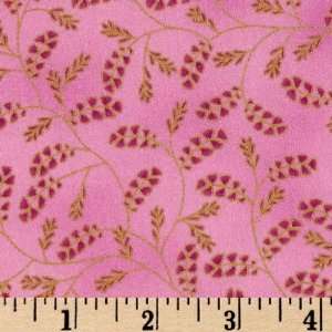  44 Wide Nouveau Riche En Fleur Pink Fabric By The Yard 