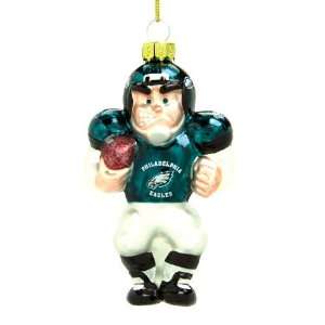  BSS   Philadelphia Eagles NFL Glass Player Ornament (5 