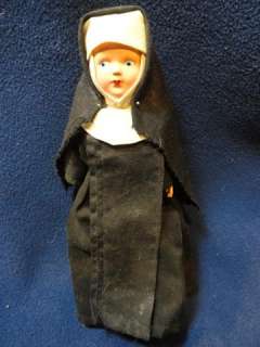 Lovely 1960s era Nun doll. Measures 8 tall. Fine detail and condition 