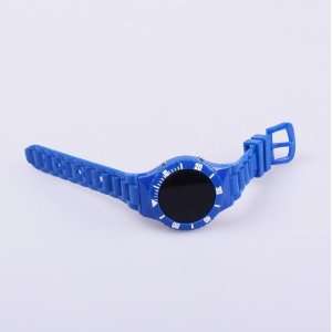 Blue Fashion LED Digital Watches / Jelly Silicone Mirror Sports / Cool 