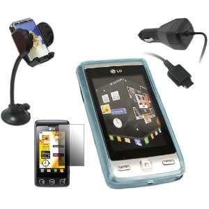   Car Charger, In Car Suction Windscreen Holder For LG KP500 Cookie