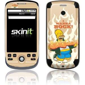  Homer I Wanna Rock skin for T Mobile myTouch 3G / HTC 