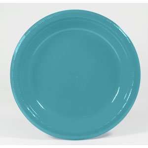  10 Turquoise Plastic Plate 240 / CS Health & Personal 