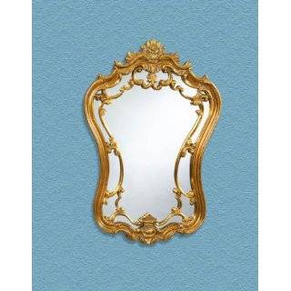  Ornate Baroque Large Arch Top Wall Mirror Antique Gold