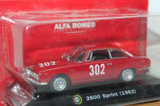 43 ALFA ROMEO 2600 Sprint 1962 #302  