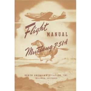  Aviation P 51 A Aircraft Flight Manual North American Aviation Books