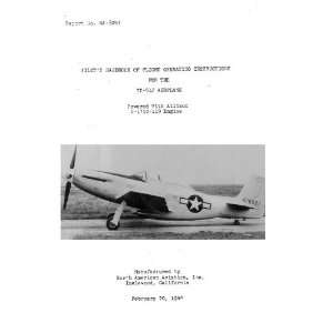   Aviation XP 51J Aircraft Flight Manual North American Aviation Books