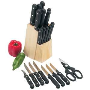 Deluxe 21 Piece Cutlery Set with Wood Block   The Ultimate Knife Set 