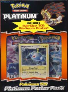 POKEMON PLATINUM POSTER PACK (2 PLAT BOOSTERS+2X3CARD PROMO PACKS 
