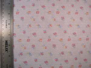 BTY 100% COTTON LAVENDER AND PINK FLOWERS NEW  