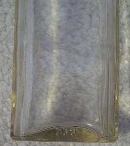 Old Laboratory Clear Glass Medicine Bottle  