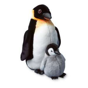  Penguin with Baby Plush Set Toys & Games