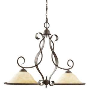   2971OI 2 Light High Country Incandescent Island Light, Old Iron