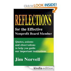 Reflections for the Effective Nonprofit Board Member Jim Norvell 