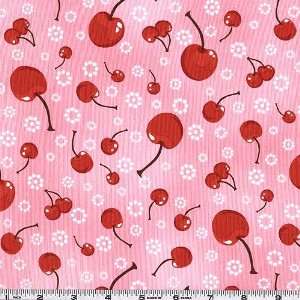  45 Wide Confections Cherry Pink Fabric By The Yard Arts 