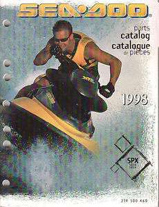 1998 Sea Doo SPX 5838 5839 Jet Ski Parts Catalog  