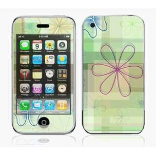 iPhone 3G Skin Decal Sticker   Line Flower~