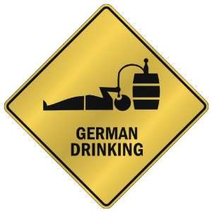    GERMAN DRINKING  CROSSING SIGN COUNTRY GERMANY